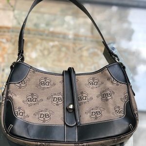 Dooney And Bourke Purse Handbag Grey Black